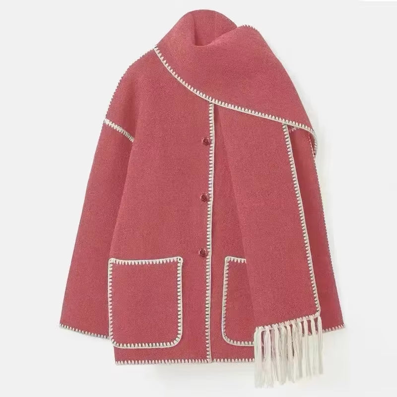 Elegant Scarf Jacket